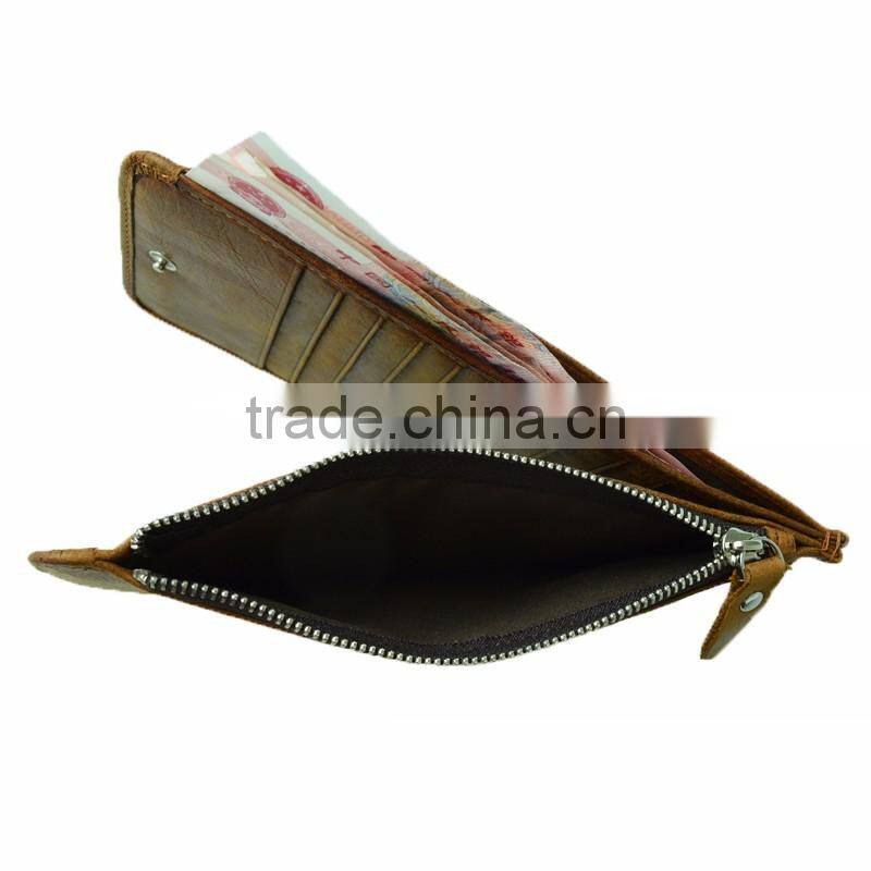 Tianhooo Long Wallet Slim Genuine Leather Credit Card Holder with RFID Blocking