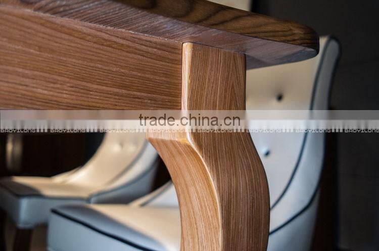 Kitchen Quality Wood Dining Set Table with 6 Chairs L A-33