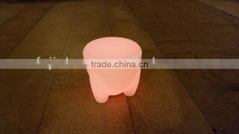 rechargeable outdoor furniture led colored chair