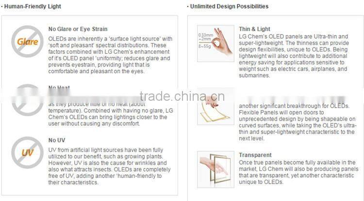 no bule light oled light