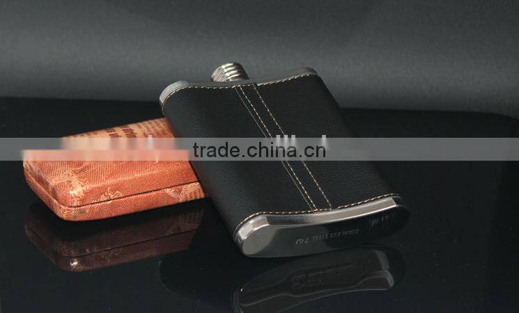 2014 new style 7oz portable stainless steel wine pot