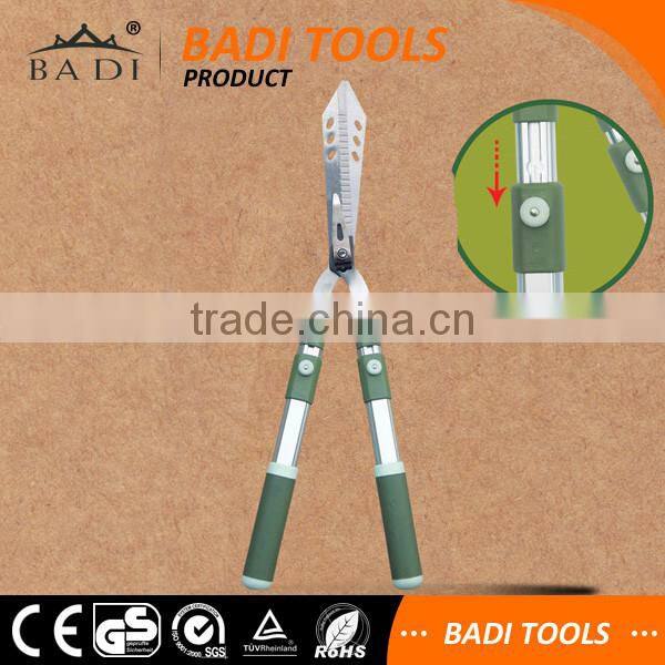 Long handle telescopic aluminum hedge shears/Bypass tree shear/Telescopic shear