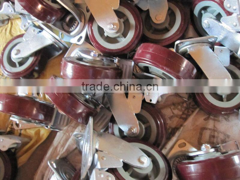 200mm Swivel Scaffold Caster Wheel With Brake