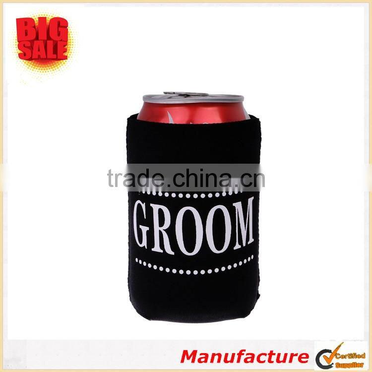2017 Fashion Beer Cooler Beverage Sleeve Holder Bride and Groom Customized Design Can Cooler Wedding Anniversary Can Cooler