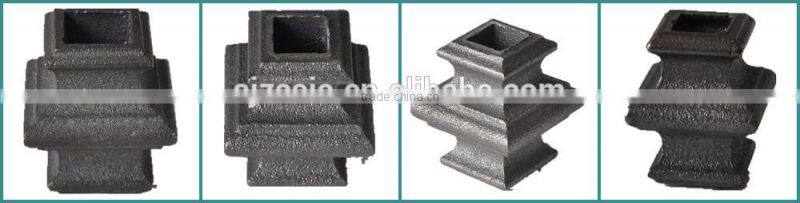 cast iron baluster collars,square base