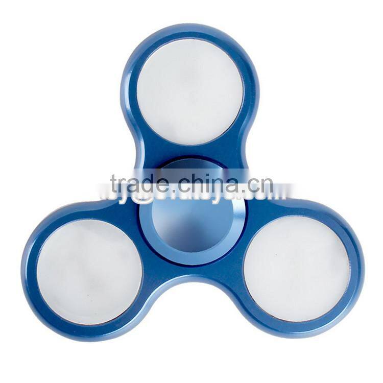 Luxury anti-corossion aluminum alloy metal fidget spinner, fidget hand spinner toys W01A258