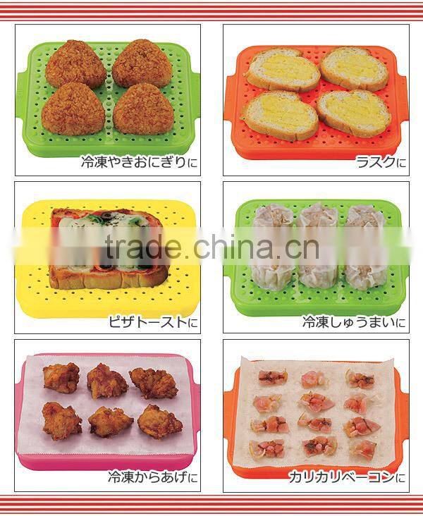 Advanced Kitchen Tools Silicone Non Stick Fat Reducing Mat Microwave Biscuit Baking Tray