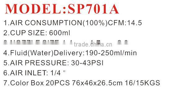 HOT China Custom Spray Gun For Paint- SP701A