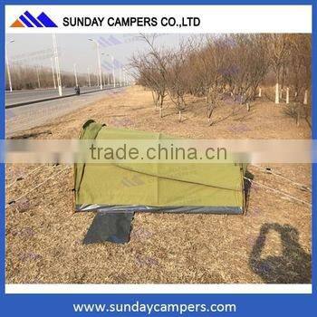 Outdoor camping canvas swag for sale