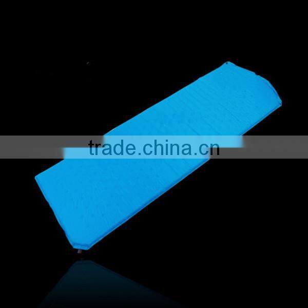 single person polyster high density memory self inflatable camping mattress