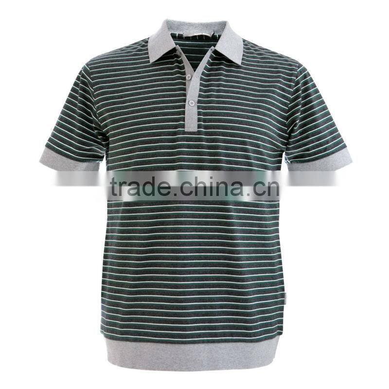 Direct Factory wholesale Stripped US polo shirt design OEM Bulk Order
