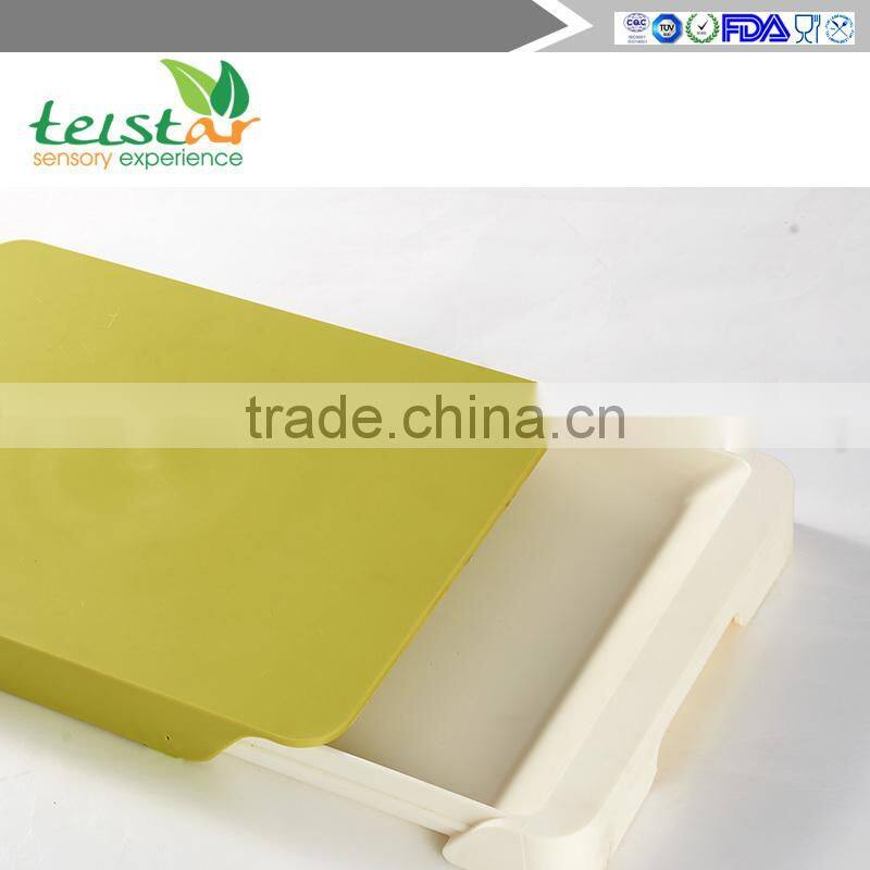 2015 new products manufacturers selling multi-functional environment-friendly household kitchen PP cutting board