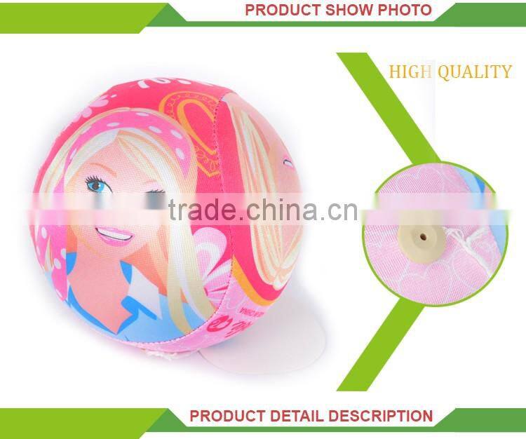 Hot selling colorful cartoon children ball with elastic string