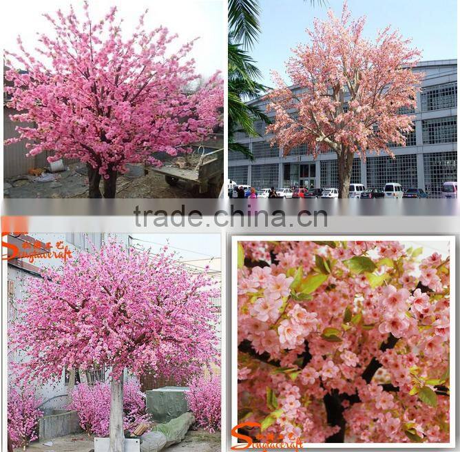 Wholesale artificial trees silk cherry blossoms and fake artificial indoor/outdoor cherry blossom tree for Wedding decoration
