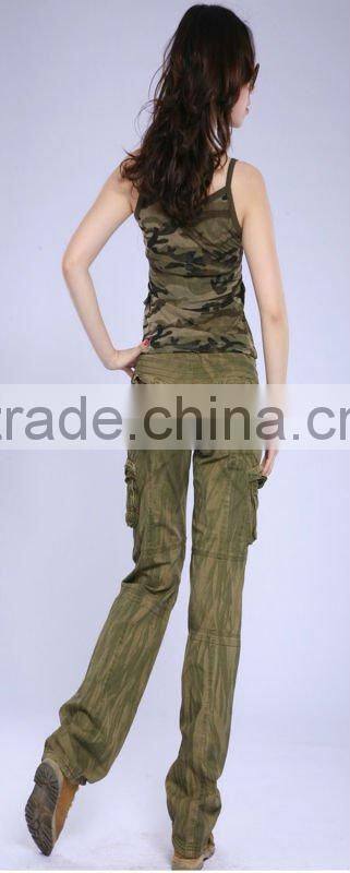 Ladies custom cargo pants