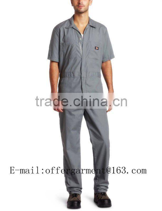 Summer Blue 100%Cotton Workwear Uniforms Industrial Uniforms