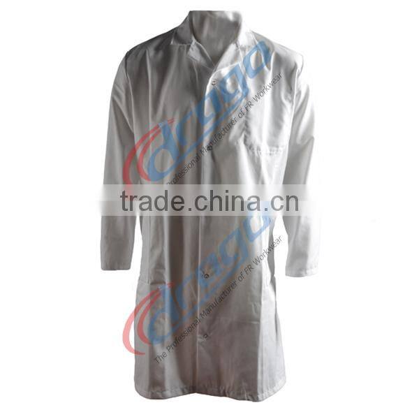 non-toxic cotton lab uniform with high quality