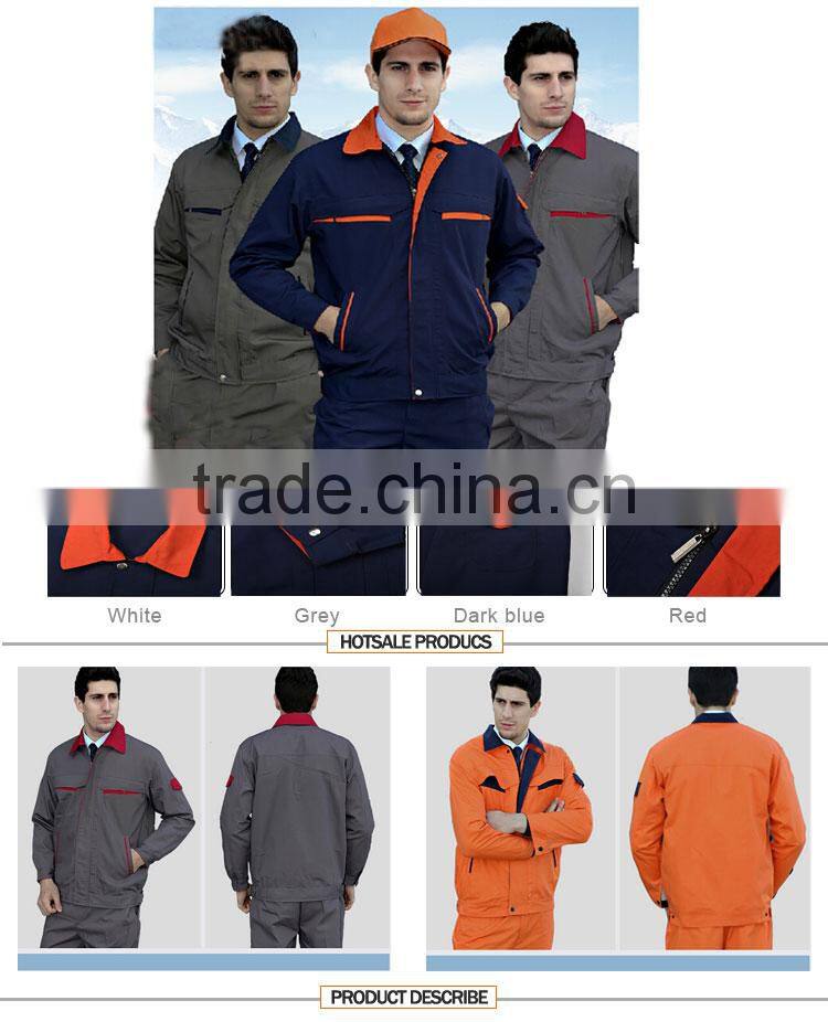 2015 Cheaper customized thickest canvas uniform for workers