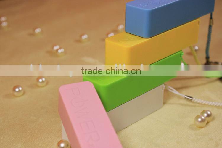 New Product BHN777 Cheap Colorful Power bank 2600mAh Charger for Smart Mobile Phone phone charger