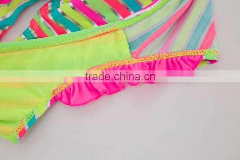 China Manufacture Customized Girl Swimwear In Kids Bikini