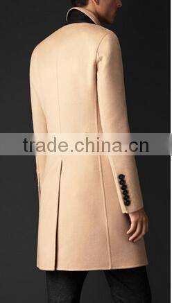 2014 Men Coat Fashion Men Handsome Feeling Wool Material