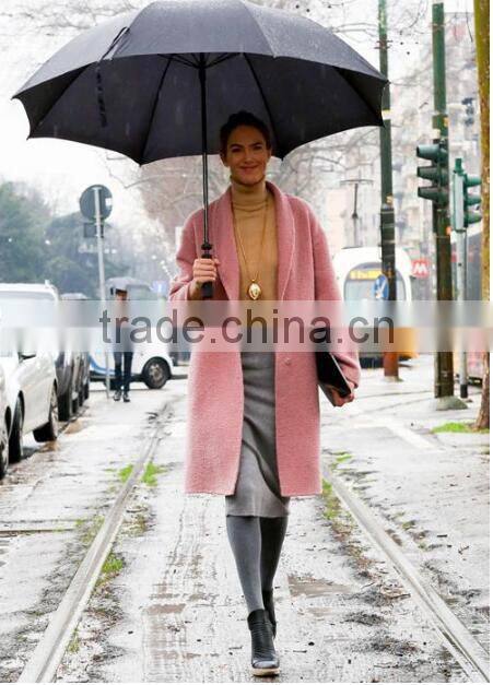 hot sale fashion design light pink winter women coat coat women