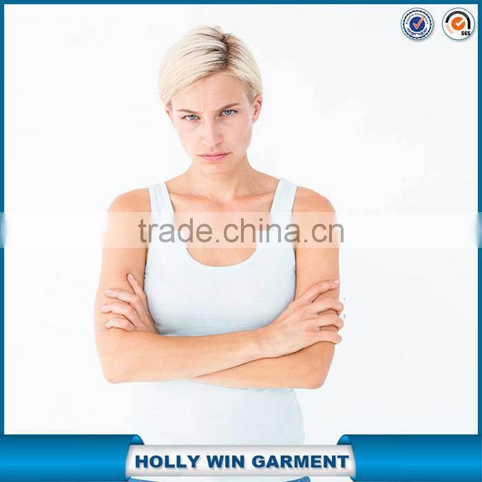 wholesale cheap new style white tank tops in bulk