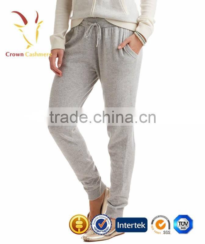 Women Custom Cashmere Knit Iogger Pant