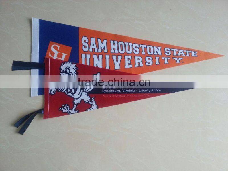 colorful pennant triangle flags