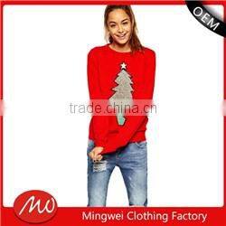 Juniors' Penguin with Jingle Bells Ugly Christmas Sweater