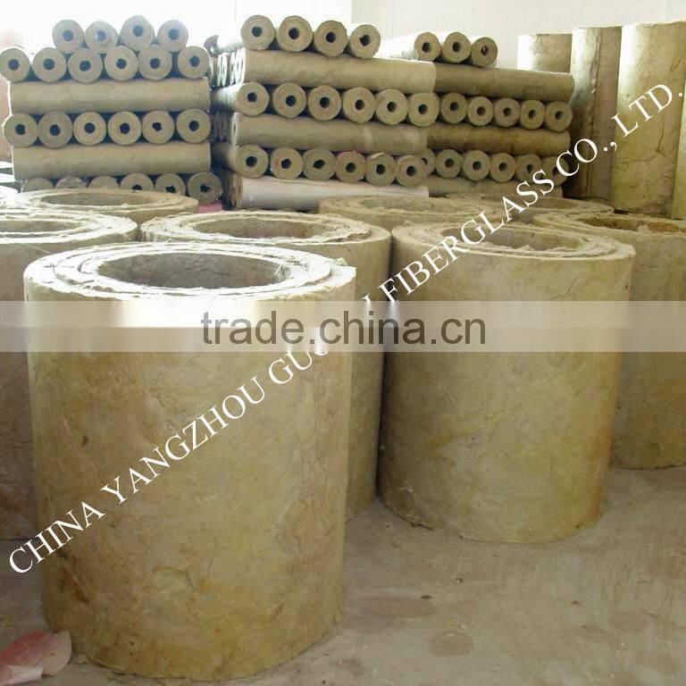 long service life waterproof rock wool pipe