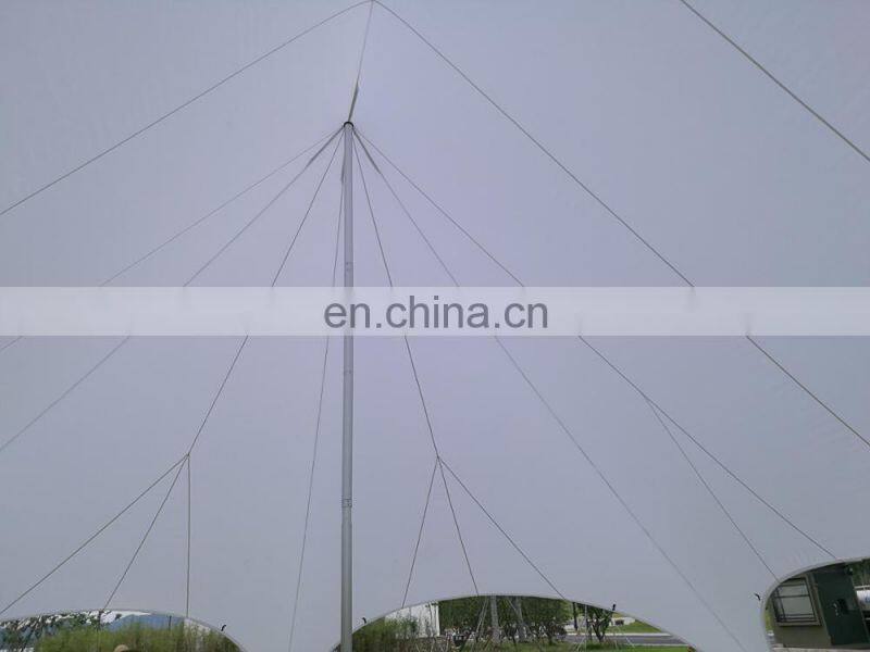 21m pure white high peak big star canopy tent used wedding party tent with factory price