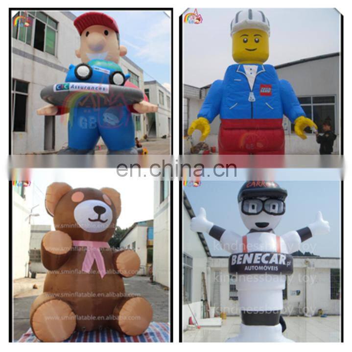 New Design inflatable pvc dog decoration,giant air balloon dog inflatable model,tall cartoon characters advertising