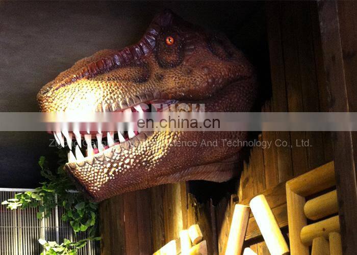 High Simulation Life Size Dinosaur Head For Sale