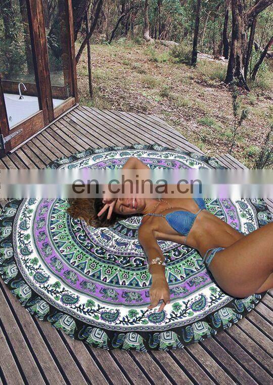 2017 New Printed Beach Towel Tablecloth