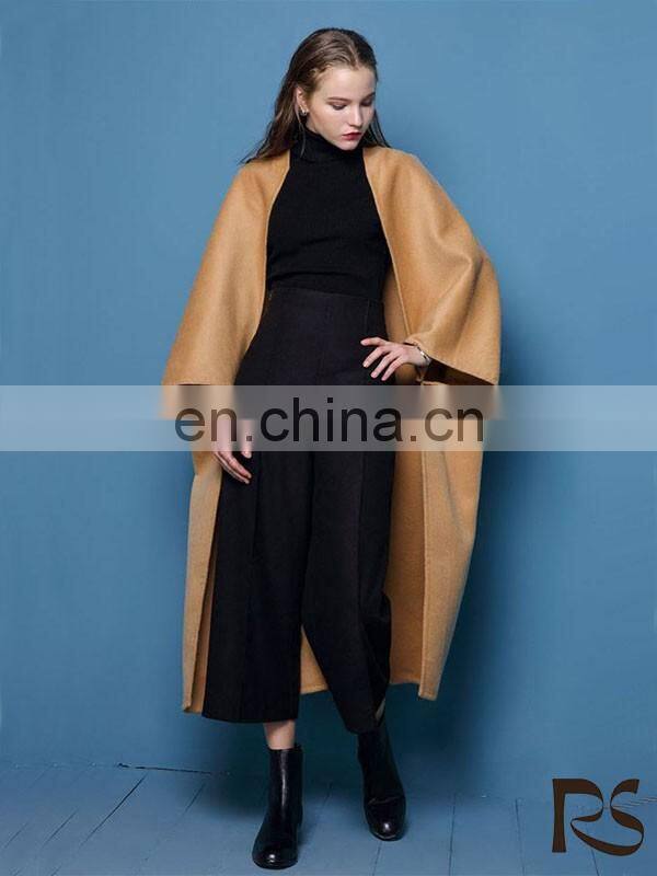 Oversized Long Wool Coat For Woman