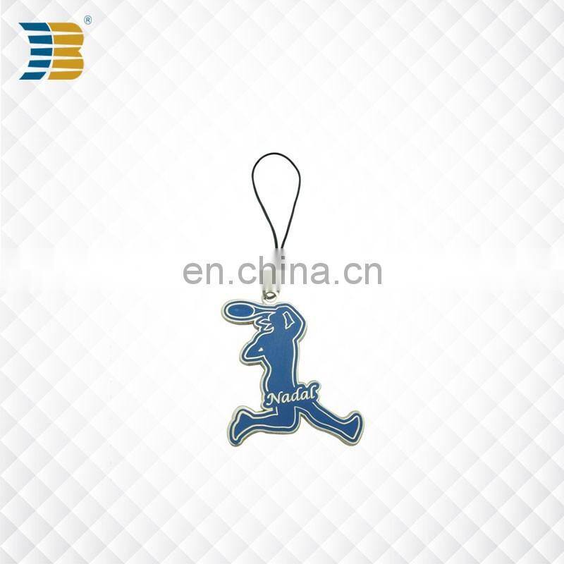 3D tennis player Nadal custom made metal charm