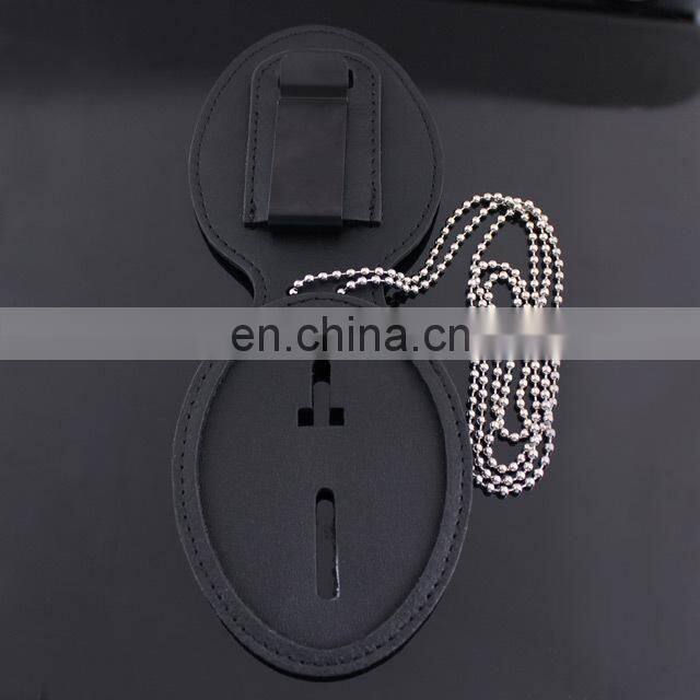 Oval custom badge holder