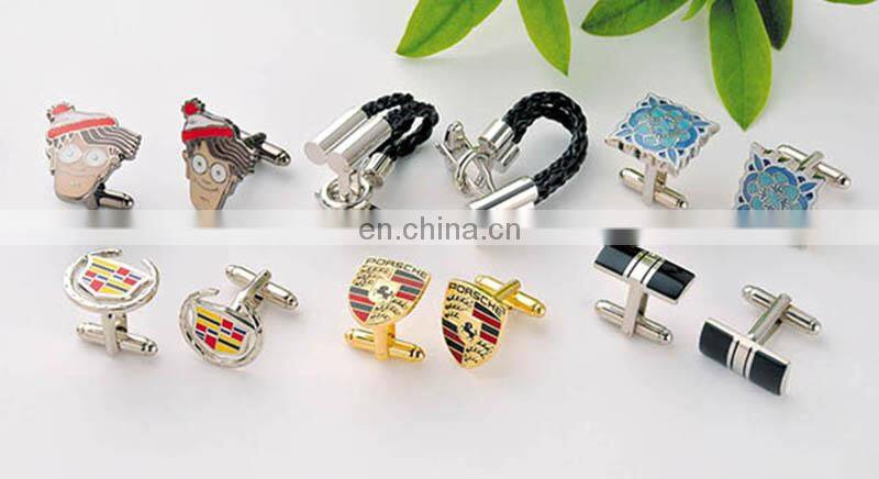 simple fashion wholesale metal cufflinks gifts
