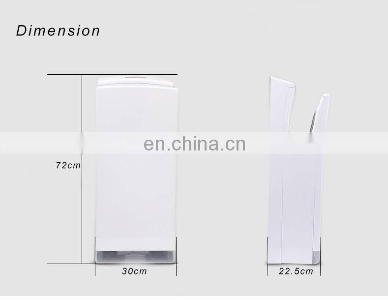 High Quality Fast Drying Hot Air Hand Dryers For Clean Room