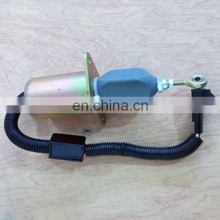 Genuine DCEC 6CT Diesel Engine Part 3977620 24V Fuel Shutoff Solenoid Switch