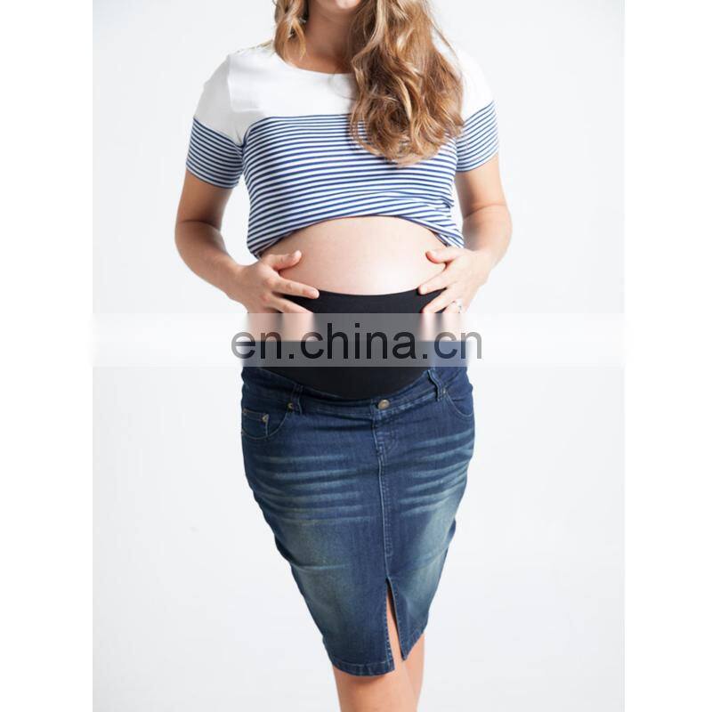 DiZNEW Wholesale Stretch comfortable Maternity jeans pants for women