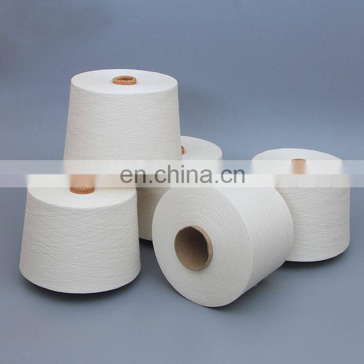Dyed Custom high quality ring spun 21s-32s black white color combed 100% cotton yarn for socks on sale