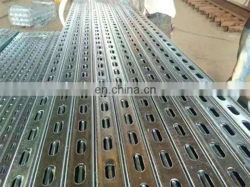 Galvanized Perforated U steel profile/U steel channel 41x41/C channel purlin