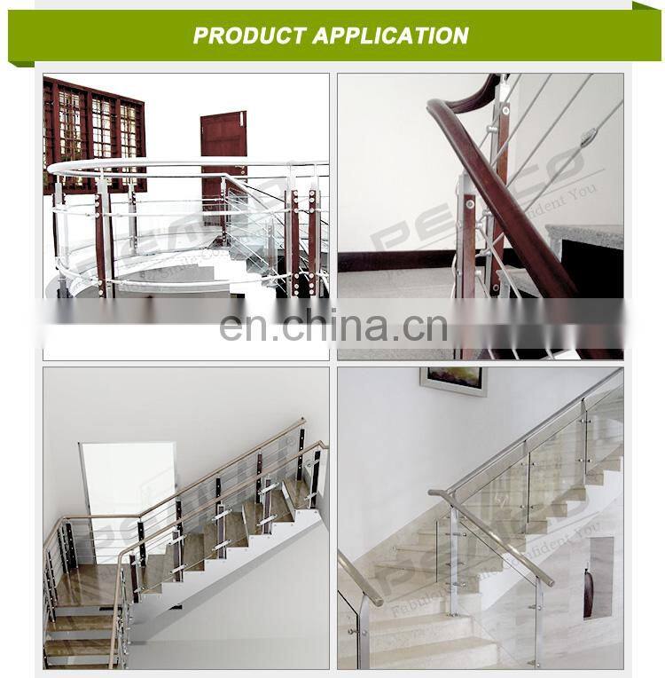 PEMCO Competitive Price outdoor frosted glass balcony balustrade