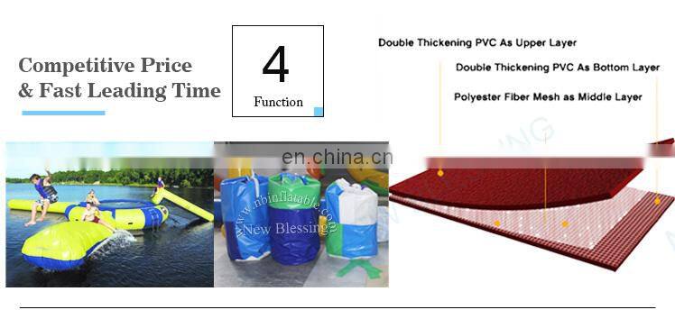 Aqua sports multifunctional inflatable water bouncer floating trampoline