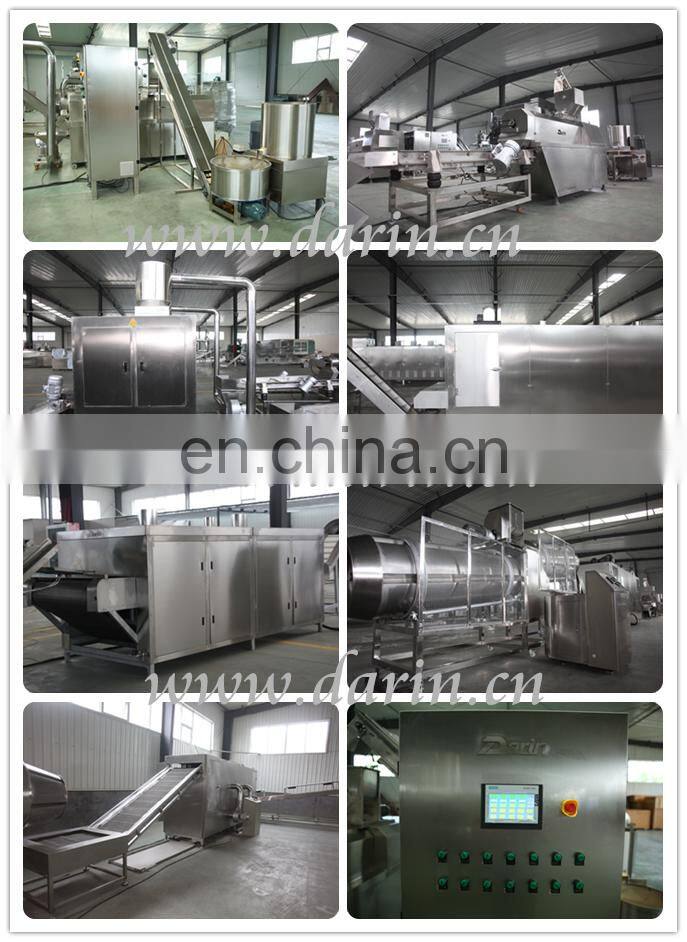 Kellog's Type Corn Flakes Breakfast Cereals Processing Line Twin Screw Extruder