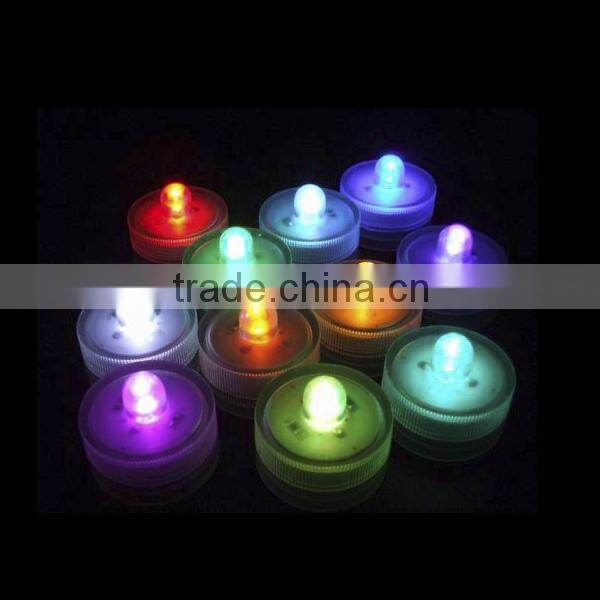 Wholesale LED Subenersible Waterproof Candle Tea lights-RGB SNL068