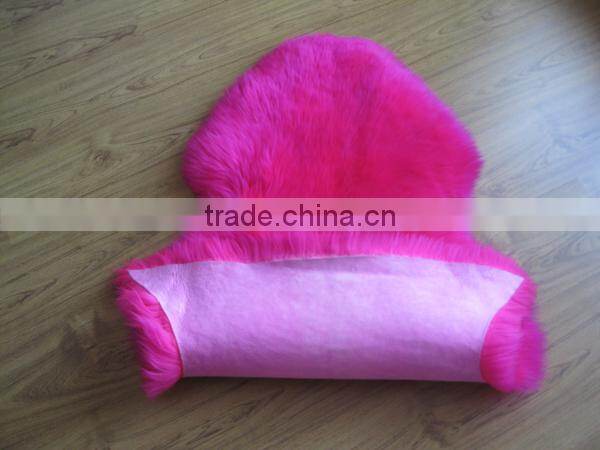 Rug sheepskin rug colored