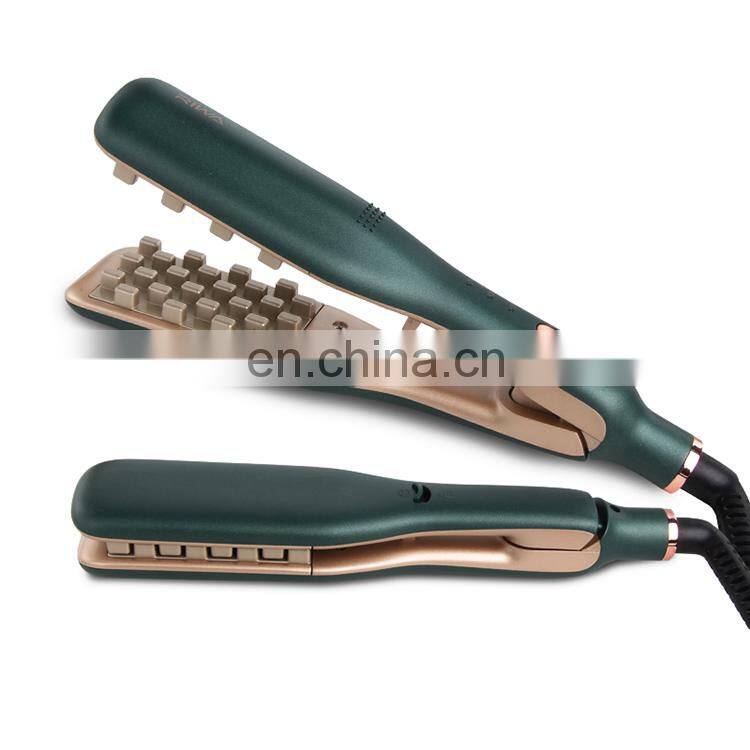 New Design Corn Electric Hair curler Flat Iron Hot Product Styling Tool Private Label Safety Ceramics Hair Crimper
